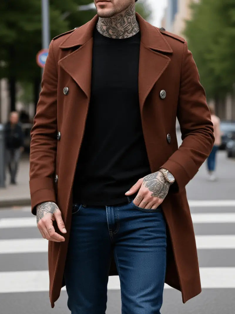 Men's Elegant Trench Coat Ref: 10012